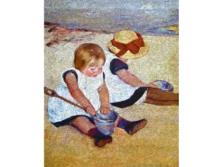 Liberty Puzzles Children Playing on the Beach* Puzzles