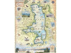 Liberty Puzzles Flathead Lake Xplorer Map* Puzzles