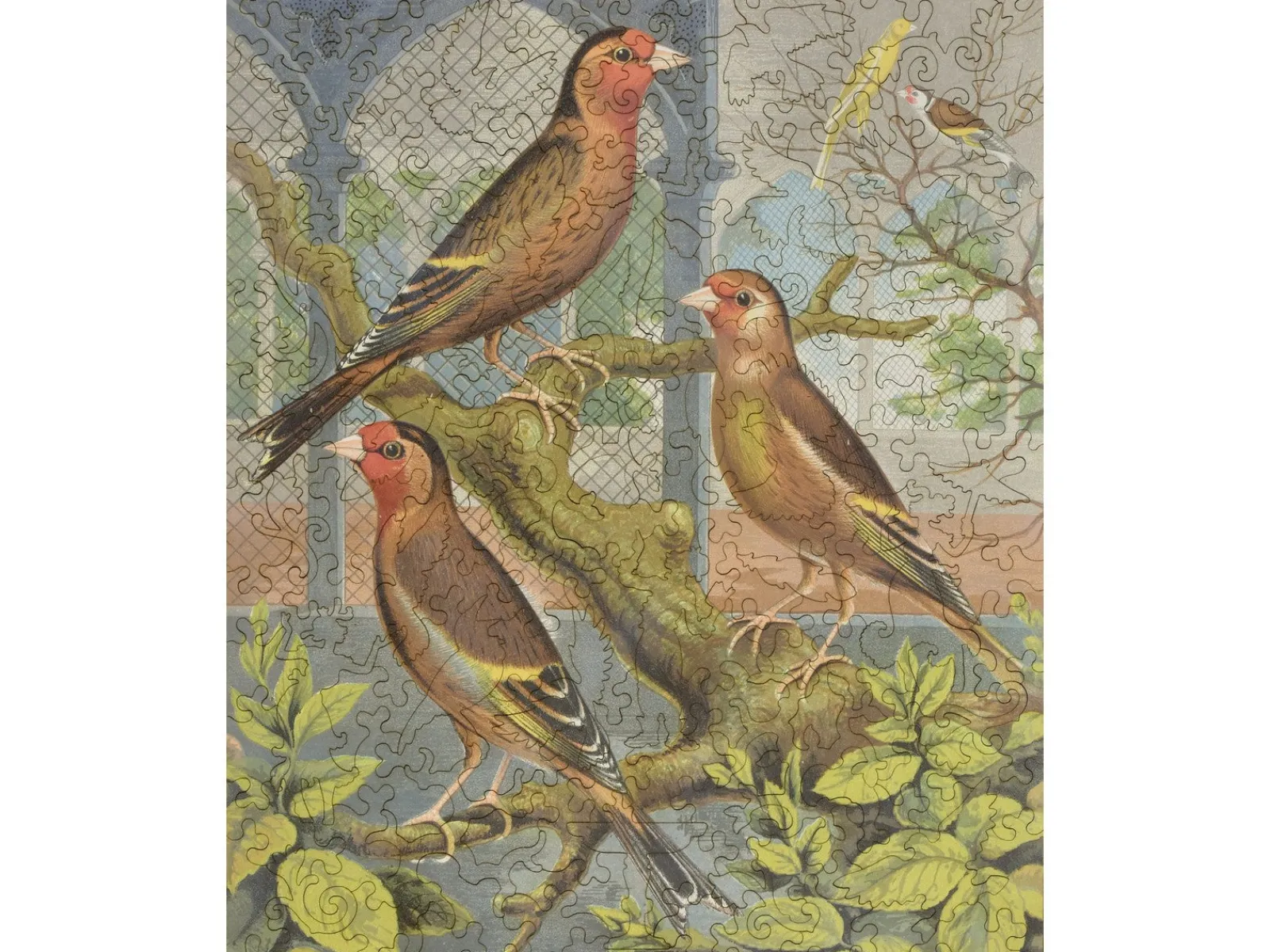 Liberty Puzzles Goldfinch and Canary Mule (Large Piece)* Puzzles