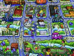 Liberty Puzzles Map of "Old Town" Boulder, Colorado* Puzzles