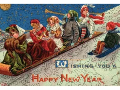 Liberty Puzzles New Year's Toboggan* Puzzles