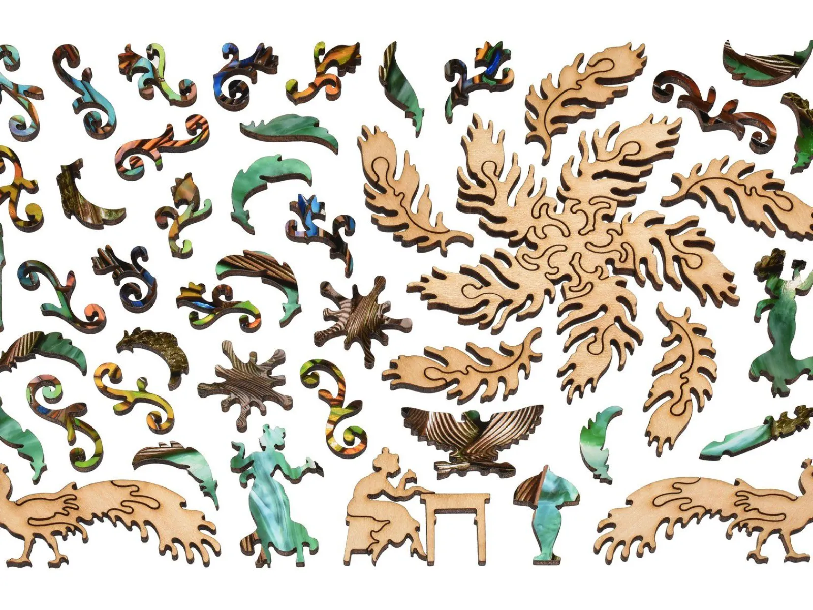 Liberty Puzzles Peacock Library Lamp* Puzzles
