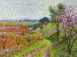 Liberty Puzzles Road with Blossoming Trees* Puzzles
