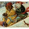 Liberty Puzzles Tobogganing in the Snow* Puzzles