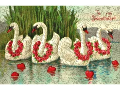 Liberty Puzzles Valentine Swans* Puzzles